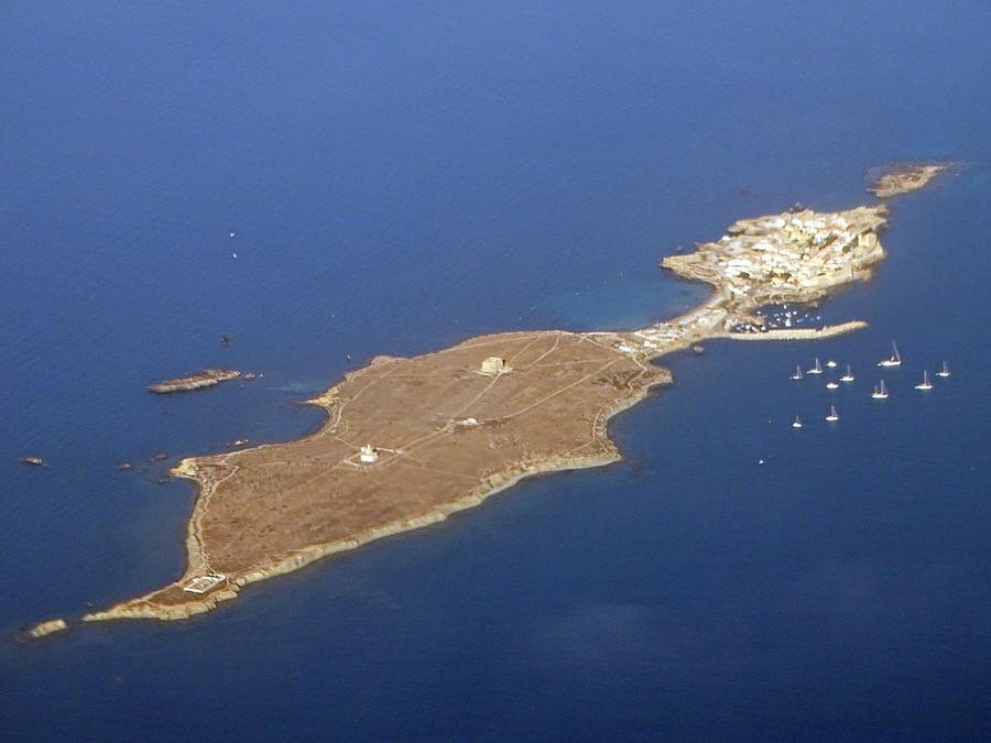 Isla de Tabarca, vista aérea