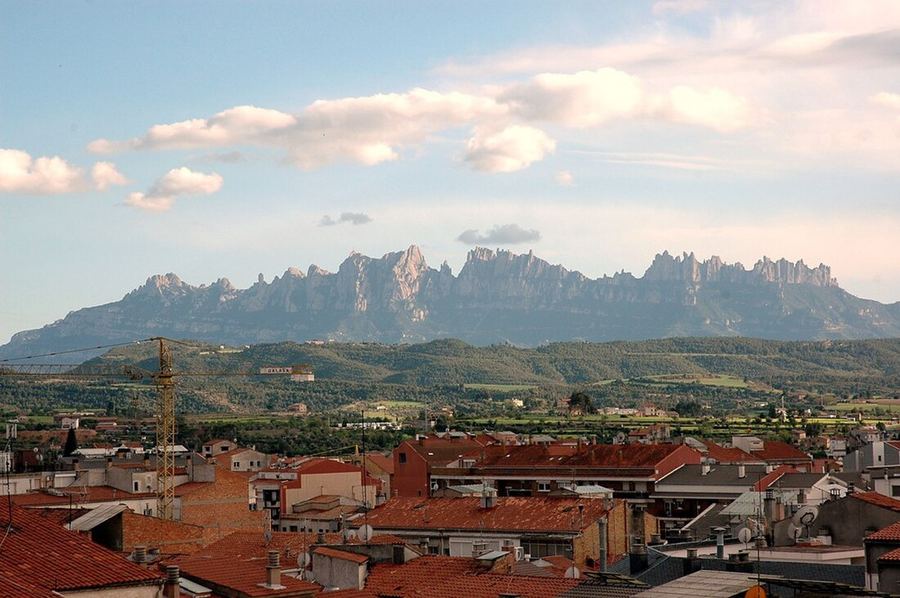 Montserrat seen from Manresa