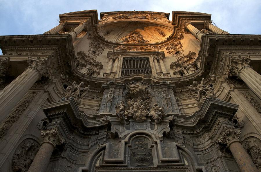 Fachada barroca de la Catedral de Murcia