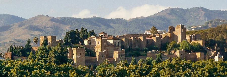 Alcazaba de Málaga desde el puerto
