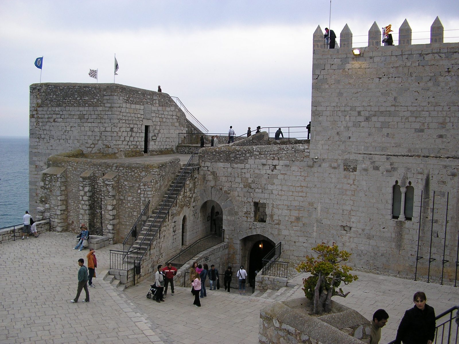 Castell de Peníscola - patio interior