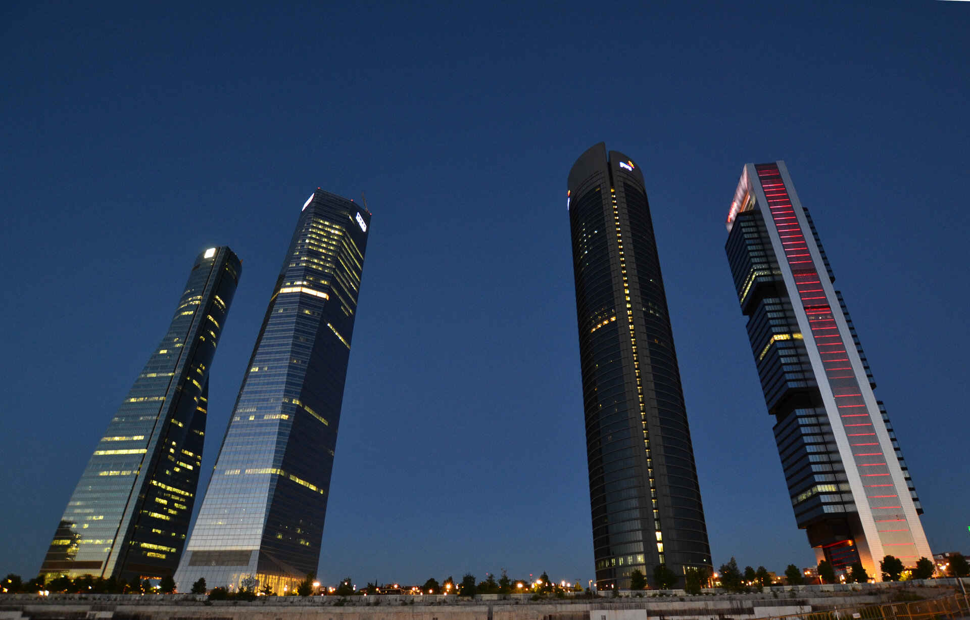 Skyline de Madrid — Cuatro Torres Business Area